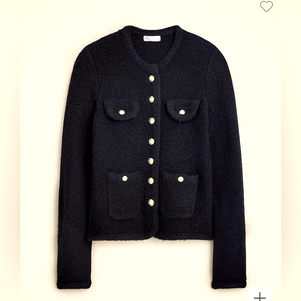 J. Crew textured lady jacket sweater